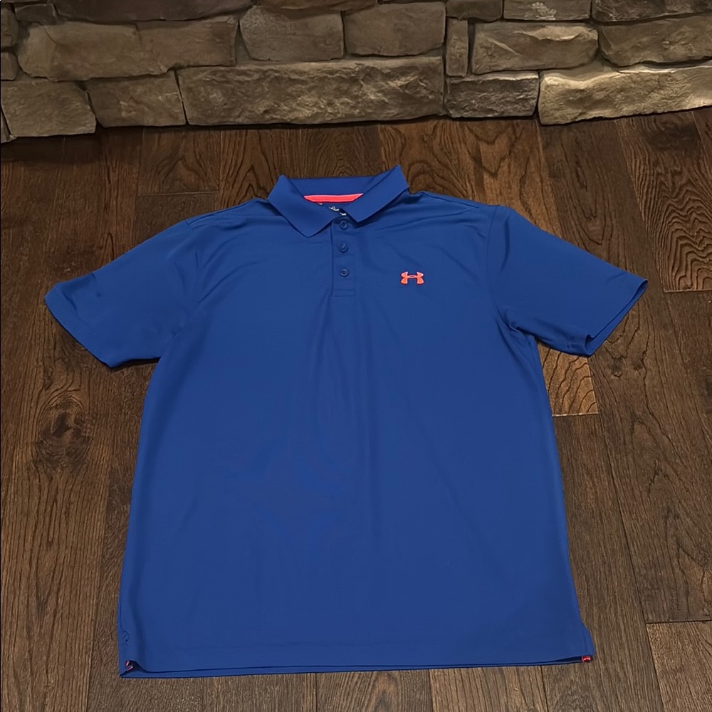 Men’s size large Under Armour Heat Armour golf polo